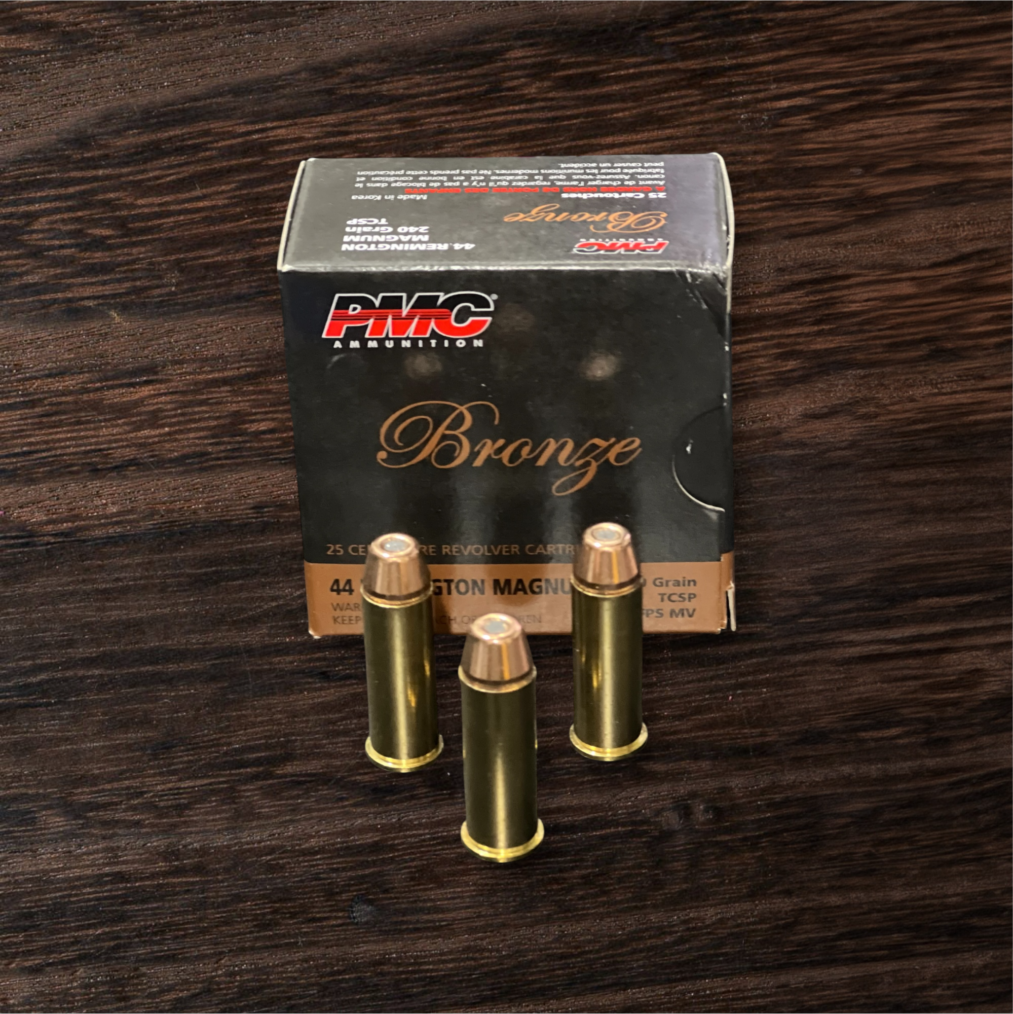PMC Bronze – .44 Magnum – 240 Grain JSP