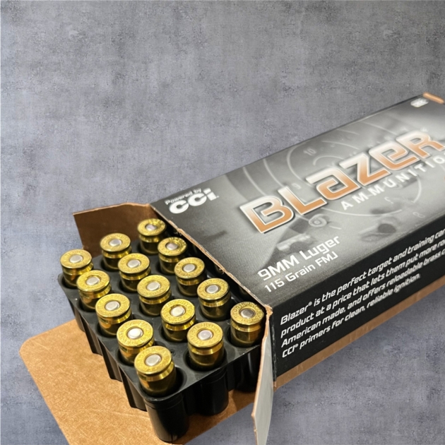 Blazer – 9mm Luger – 115 Grain FMJ