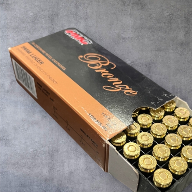 PMC Bronze – 9mm Luger – 115 Grain FMJ